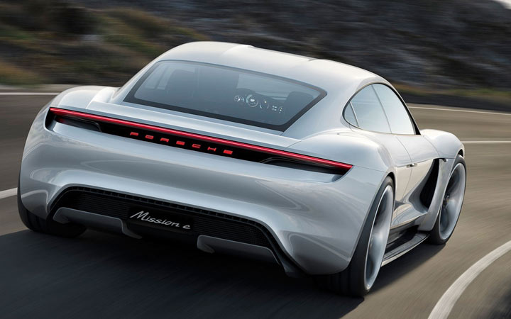 Exterieur des Porsche Mission E 2019-2020