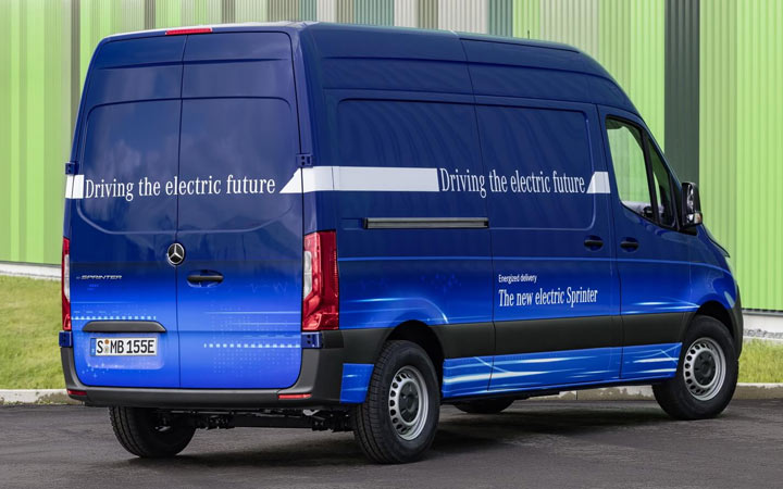 Elektrischer Mercedes-Benz eSprinter 2019-2020