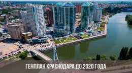 Gesamtplan von Krasnodar bis 2020