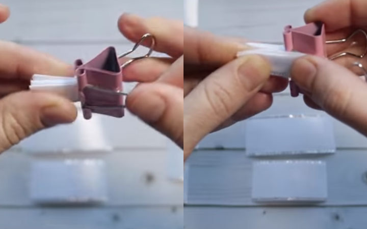 Kanzashi Schneeflocke Schritt für Schritt Anleitung 3