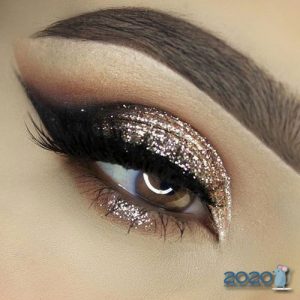 Fashion glänzende Augen Make-up