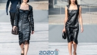 Schwarzes Kleid für das neue Jahr 2020