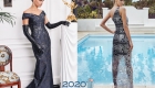 Schönes graues Kleid der Herbst-Winter-Saison 2019-2020