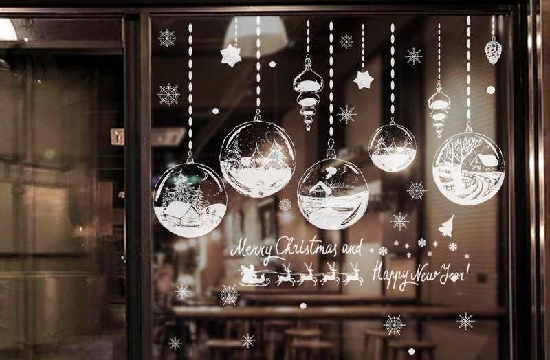 Weihnachtsfensterdekor