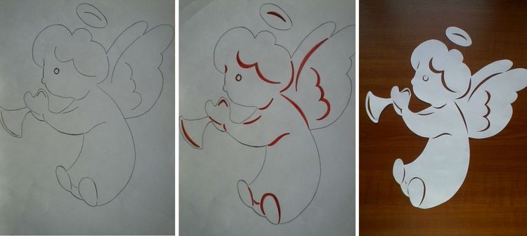 Fensterdekoration für das neue Jahr 2020: Vorlagen