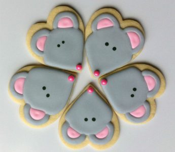 Lebkuchen-Dekor für Neujahr 2020