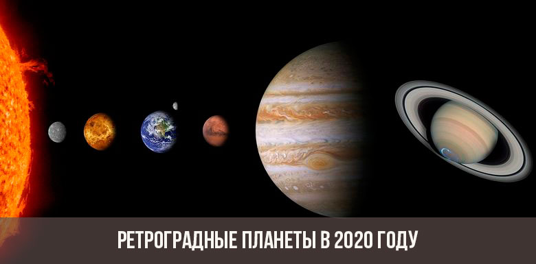 Rückläufige Planeten im Jahr 2020