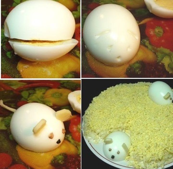 Salat Ratte mit Ananas