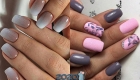 Neujahrsschellack in grau-rosa Tönen 2020