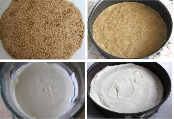 Bananen-Käsekuchen, ohne zu backen