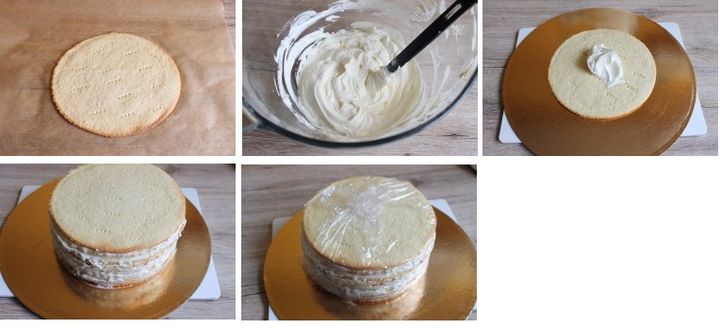 Mascarpone-Kuchen kochen