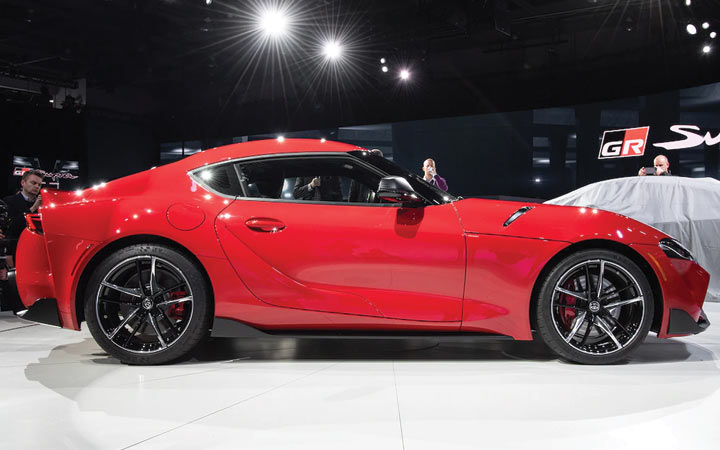 Abmessungen des neuen Toyota Supra 2020