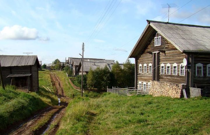 Russisches Dorf