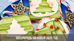 Sandwiches für das neue Jahr 2020