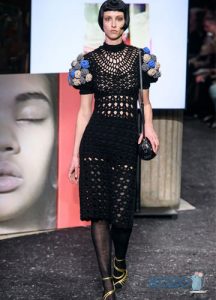 Gestricktes Weihnachtskleid 2020