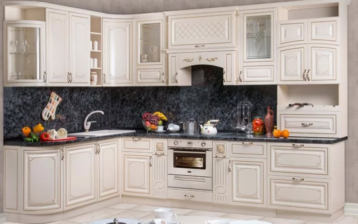 Eckplatzierung von Designideen für Küchenmöbel für 2020