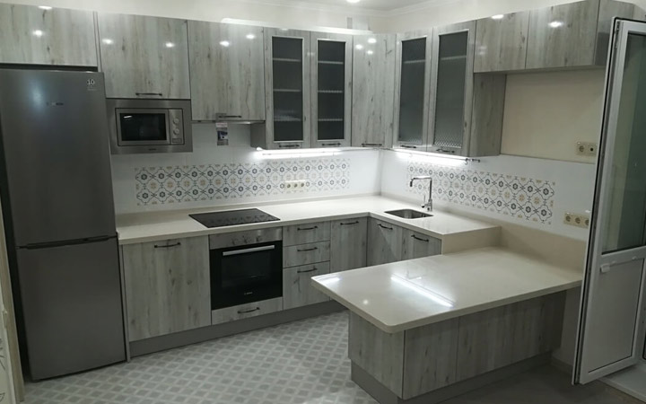 Halbinsel Platzierung von Küchenmöbeln Design-Ideen für 2020