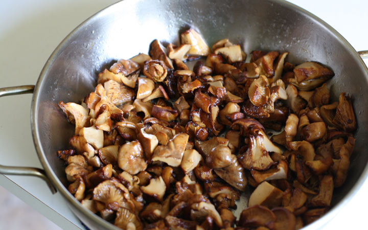 Neujahrsrezepte für das neue Jahr 2020 - Hühnertaschen mit Pilzen