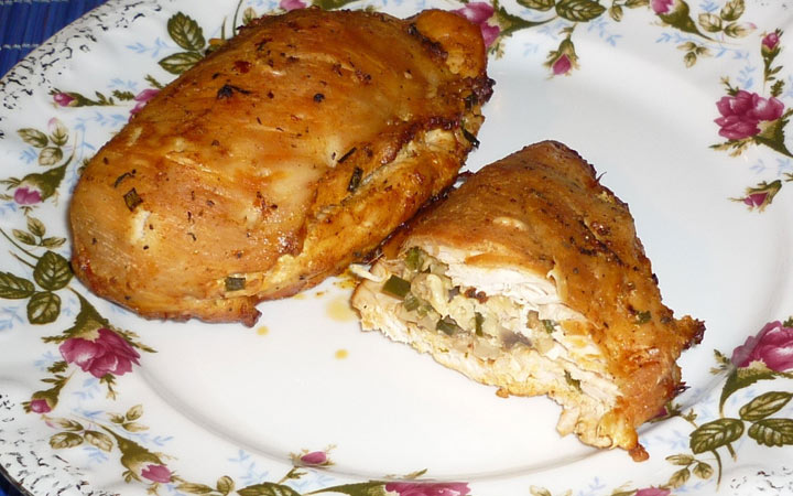 Hühnertaschen mit Pilzen Neujahrsrezept 2020