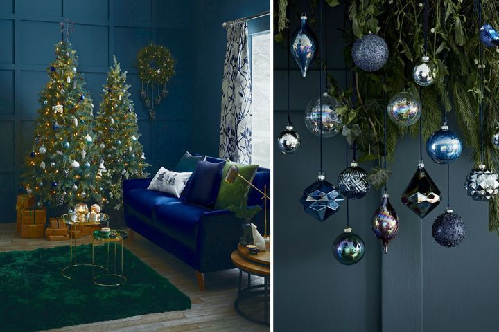 Skandinavischer Minimalismus bei der Dekoration von Weihnachtsbäumen