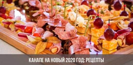 Häppchen für das neue Jahr 2020: Rezepte