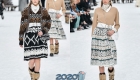 Chanel Kleid mit geometrischem Print Herbst-Winter 2019-2020