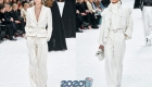 Weißer Gesamtbogen Chanel Winter 2019-2020