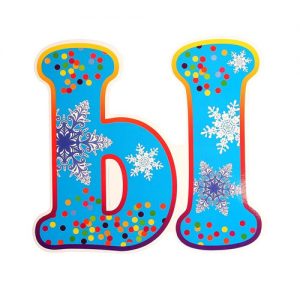 Weihnachtsgirlande 2020 Jahre Buchstabe S