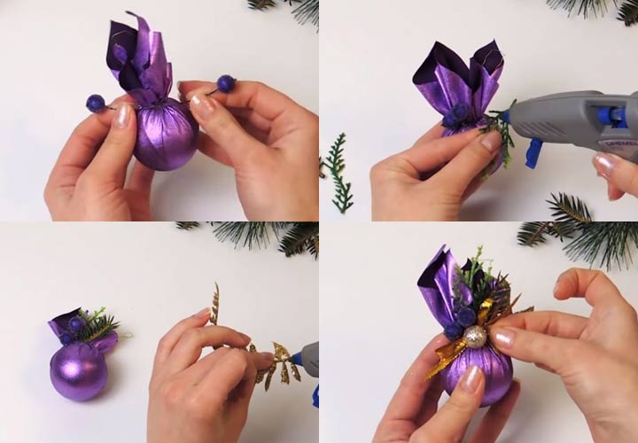 DIY Weihnachtskugeln DIY Schritt für Schritt Anleitung mit Fotos