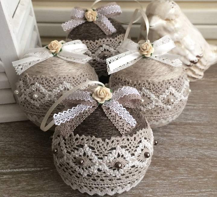 Ungewöhnliche DIY Weihnachtskugeln für 2020