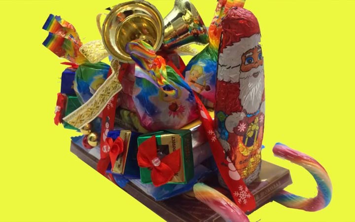 Neujahrssüßigkeiten aus Süßigkeiten für 2020