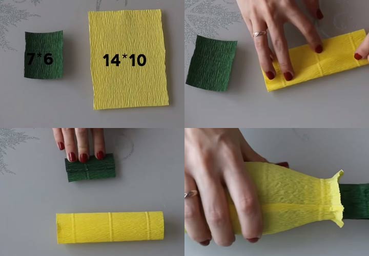 Wie man aus Champagner eine Ananas macht. Schritt 1