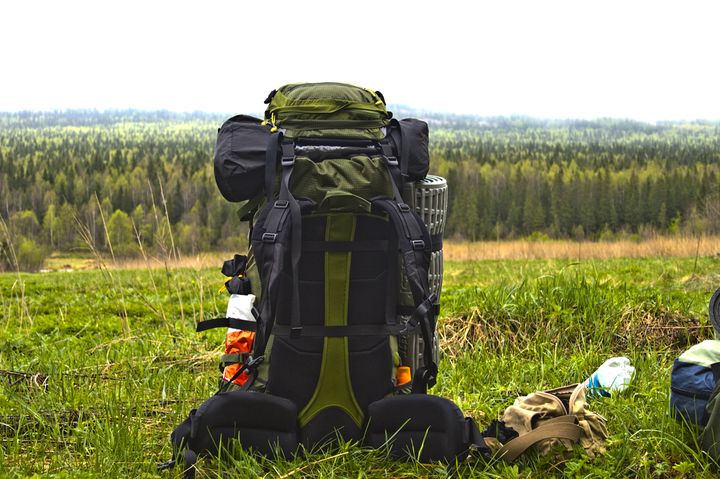 Der Rucksack ist touristisch