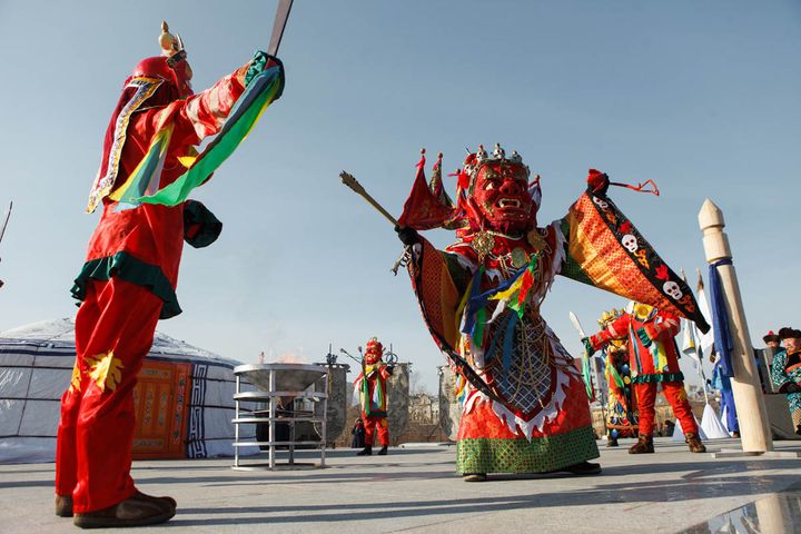 Riten auf Sagaalgan im Jahr 2020