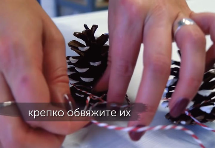 Kegelgirlande Schritt für Schritt Anleitung 3