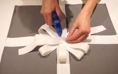 DIY Kissen Bogen DIY Schritt 7