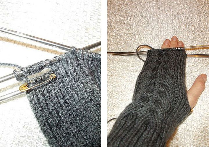 Fäustlinge stricken