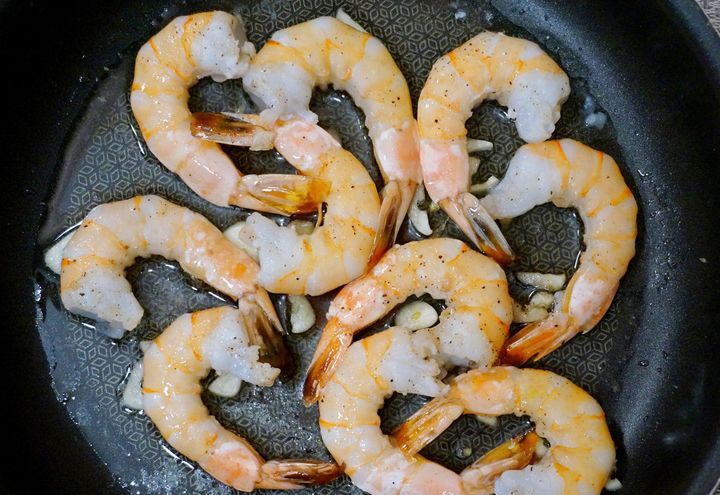 Gefüllte Garnelen Kirsche