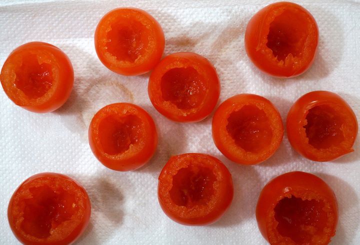 Gefüllte Garnelen Kirsche