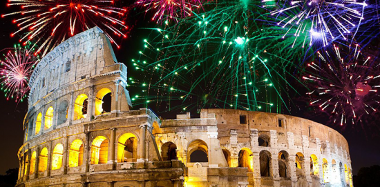 Neues Jahr 2020 in Rom