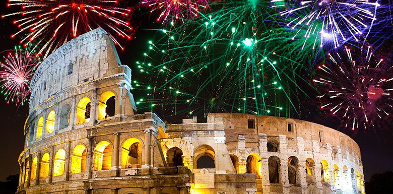 Neues Jahr 2020 in Rom