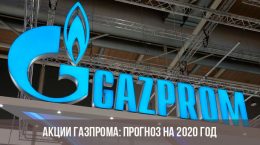 Gazprom-Aktien im Jahr 2020