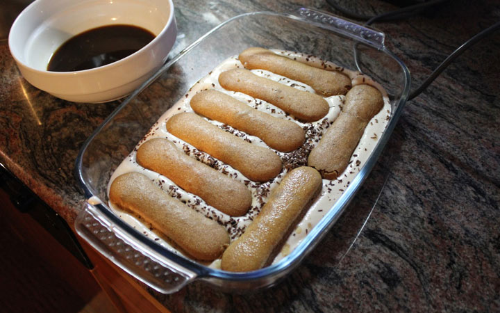 Tiramissu für das neue Jahr 2020 vorbereiten