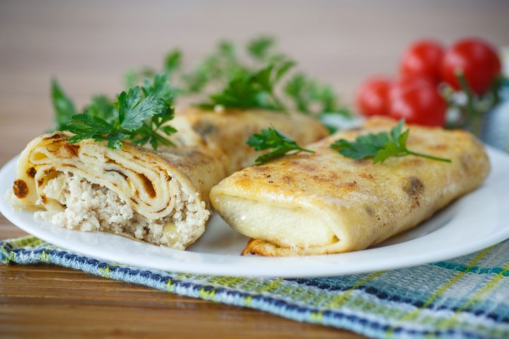 Gefüllte Pfannkuchen