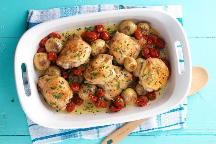 Huhn mit Kirschtomaten