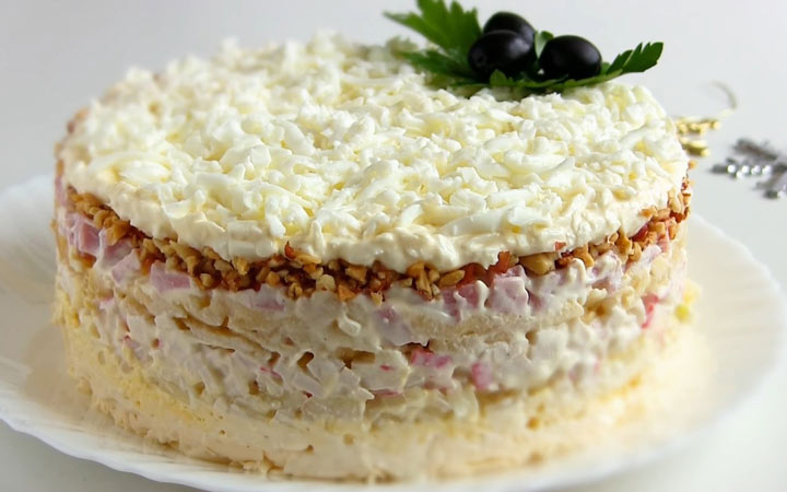 Die Schneekönigin mit Krabbenstöcken - Rezepte für das neue Jahr 2020