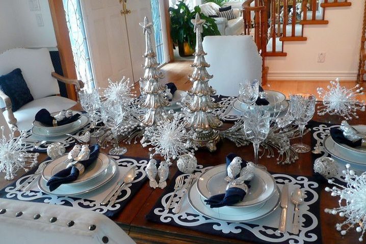 kak-nakryt-stol-na-novyj-2020-god-20 Tischdekoration des neuen Jahres