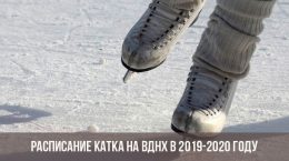 Eisbahn bei VDNKh in 2019-2020