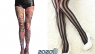 Modische Strumpfhose mit Prints für den Winter 2019-2020
