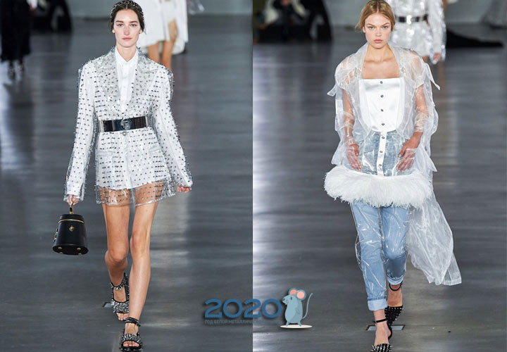 Modischer transparenter Mantel - TRED 2020